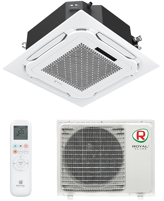 Royal Clima CO-4C24HNX/CO-E24HNX Кассетная сплит-система